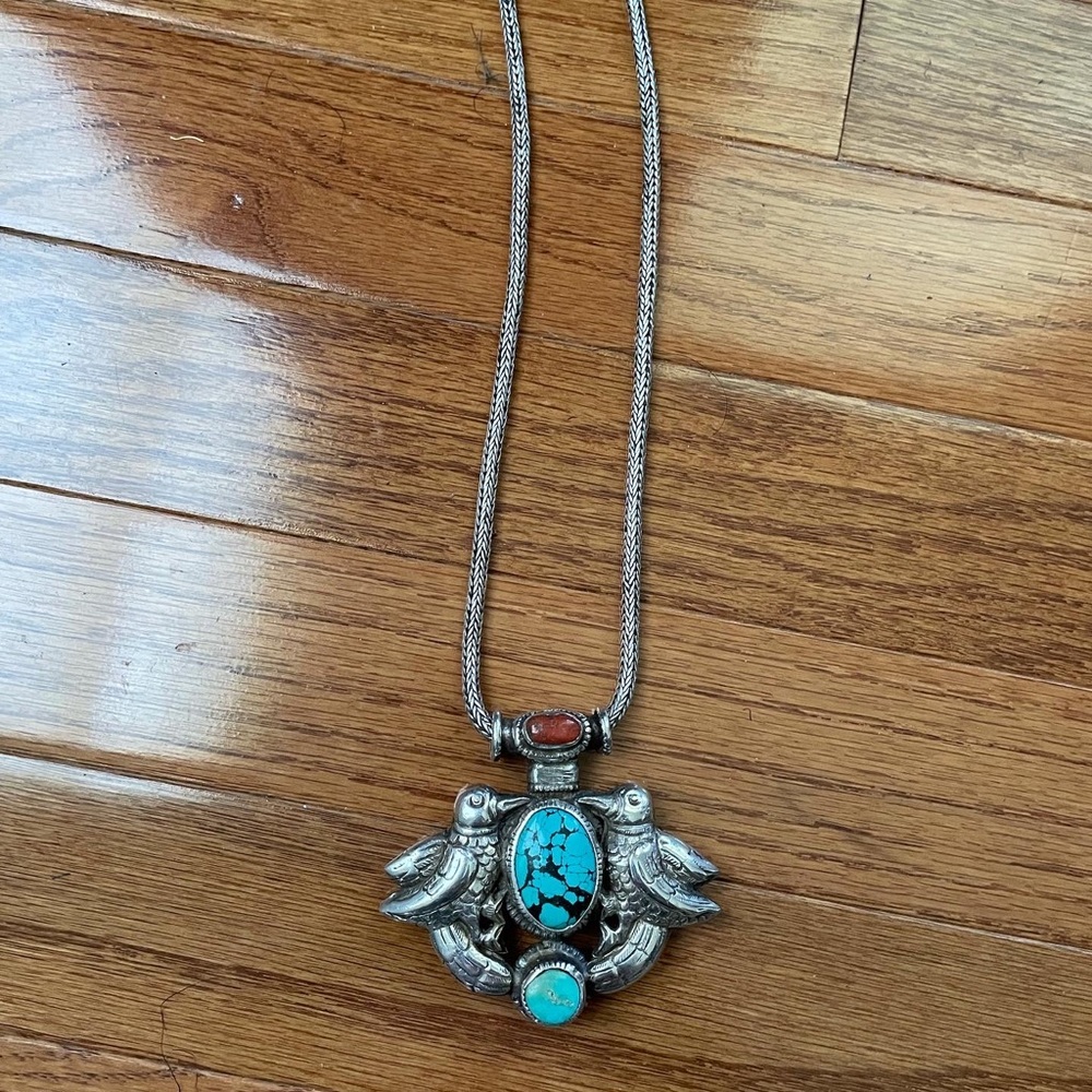 Hummingbird Pendant with Chain